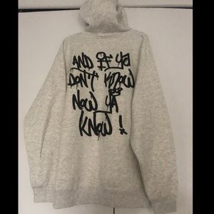 Notorious BIG Brooklyn Gray Hoodie